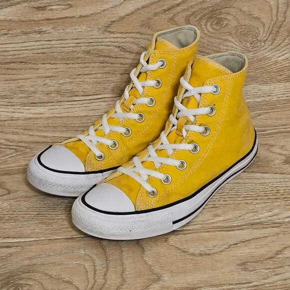 Converse | Shoes | Converse Allstar Chuck Taylor Yellow High Top